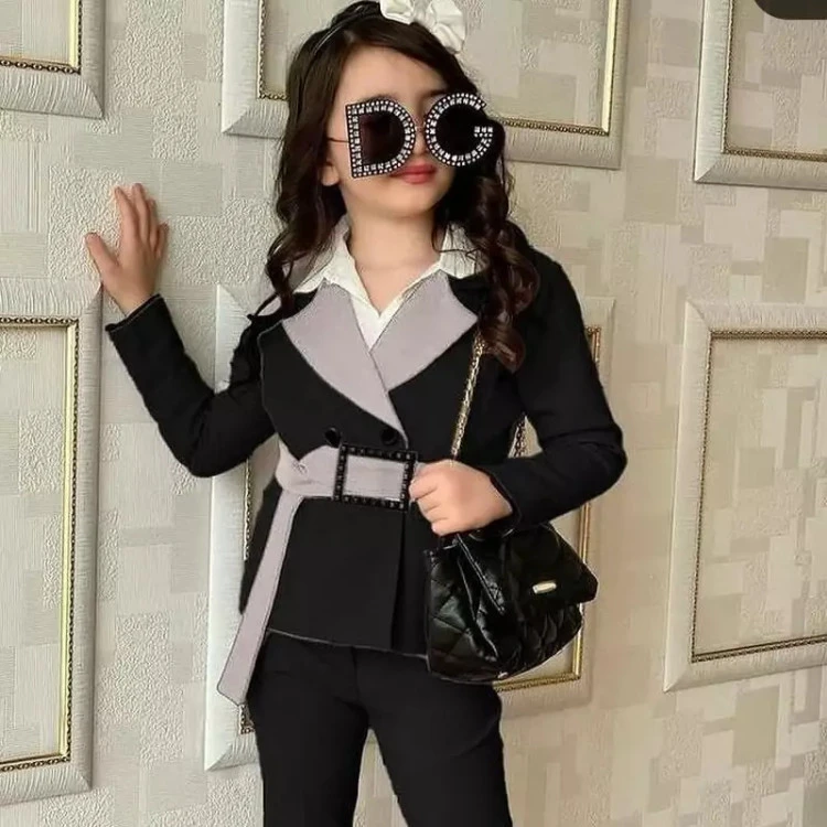 کت و شلوار بچگانه دخترانه مدل عید کد 1064