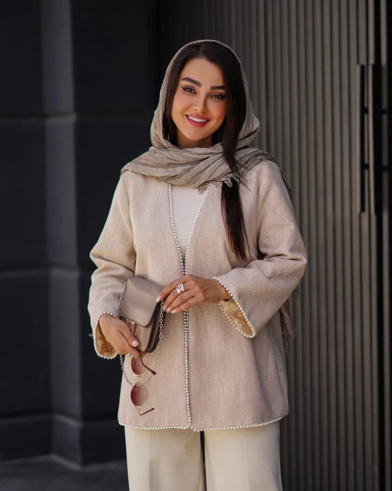 کت پاییزه توئیت جناغی