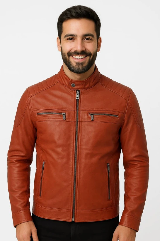 کت چرم مردانه کلاسیک شیک | سایز M تا 3XL