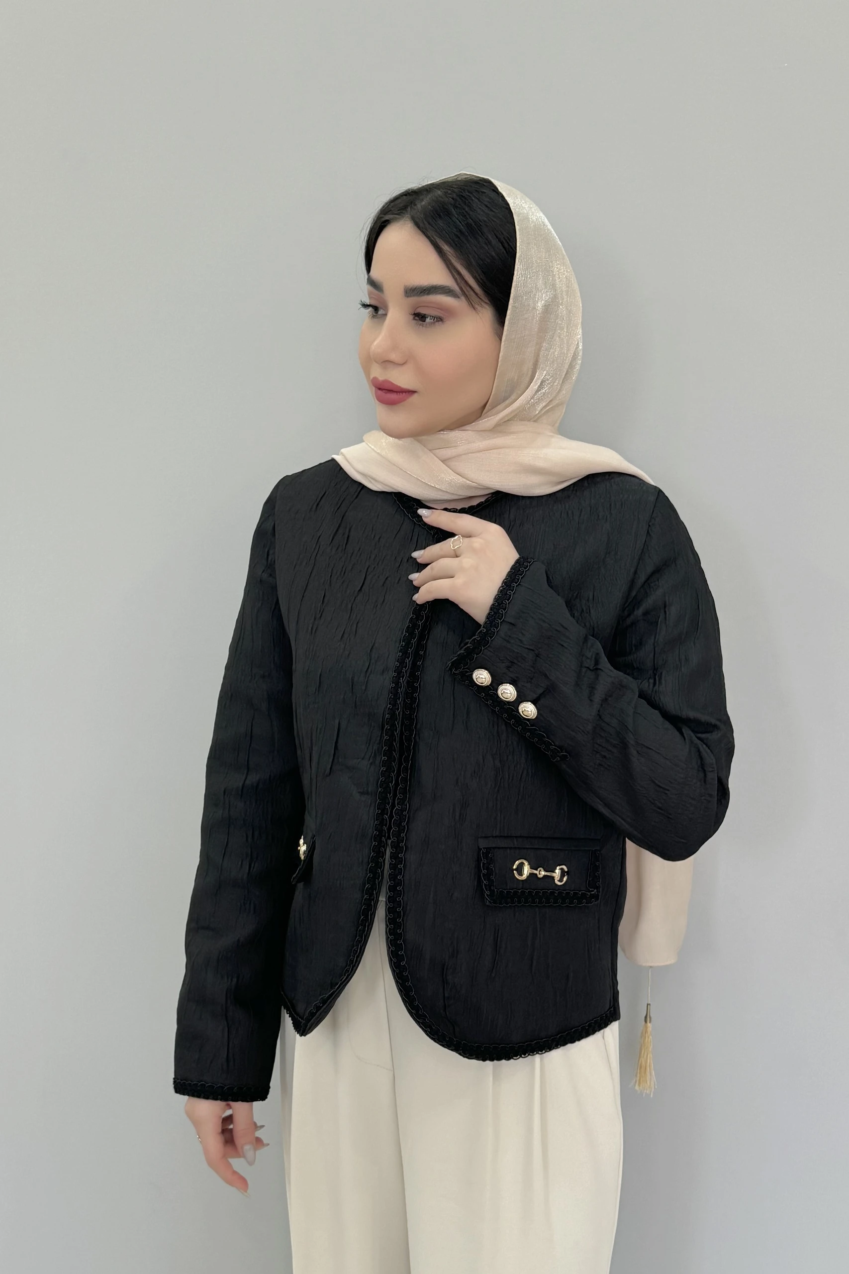 کت ژاکارد نواردوزی