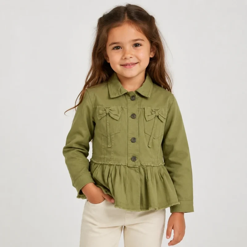 کت کتان چیندار و ریشدار سایز 65/70/75/80 کد 141 | فروشگاه ابریشم کیدز | abrishamkids