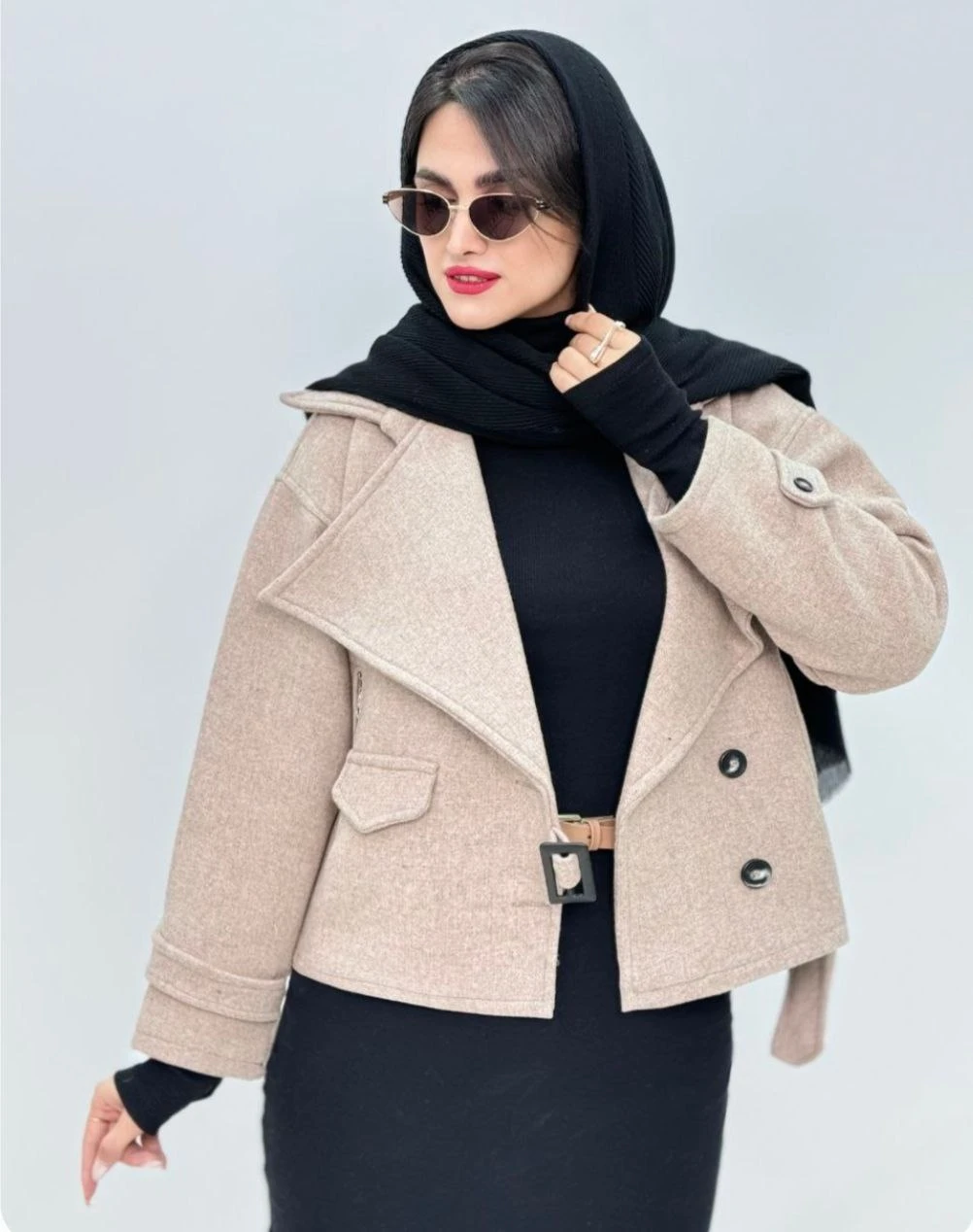 کت کراپ فوتر سگک دار