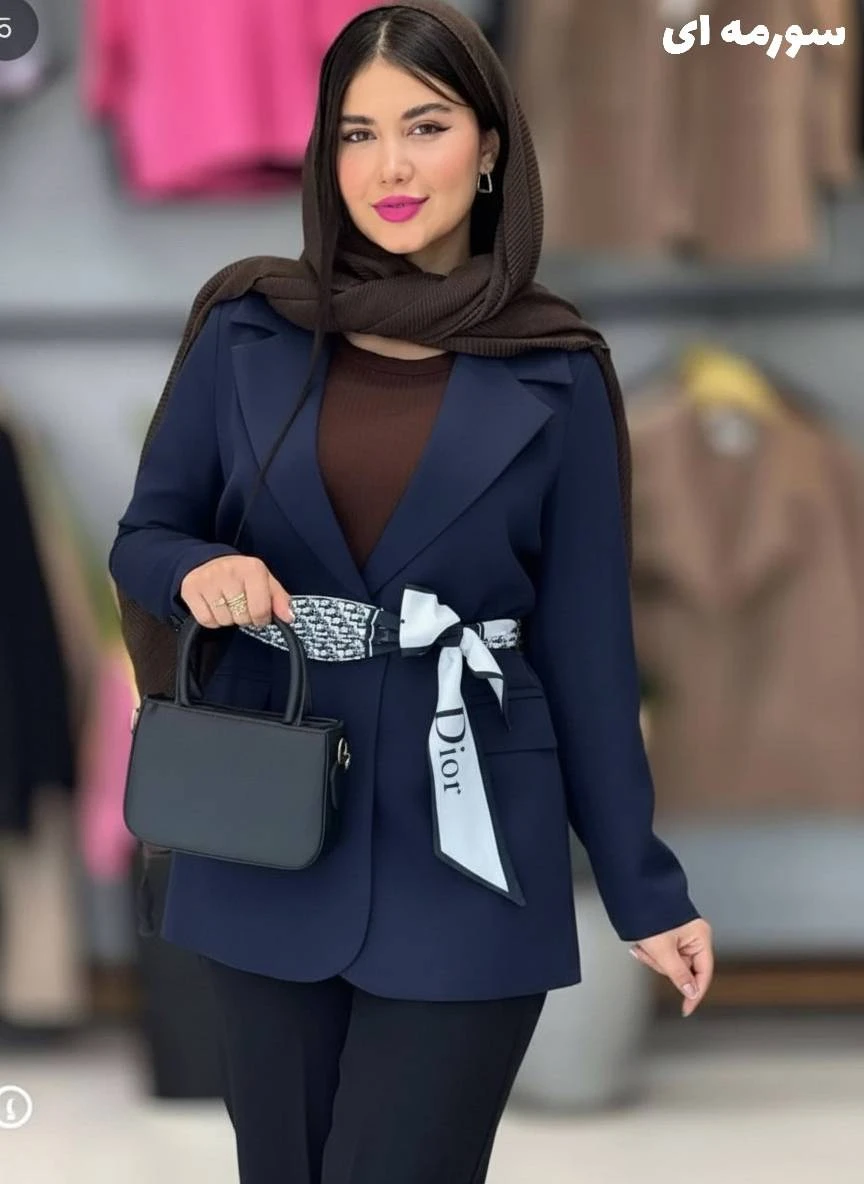 کت کمربند دار