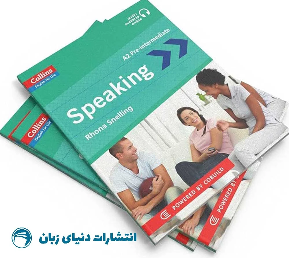 کتاب Collins English for Life Speaking A2 Pre-intermediate – آموزش مکالمه با انگلیسی زنده و روزمره (چاپ رنگی)