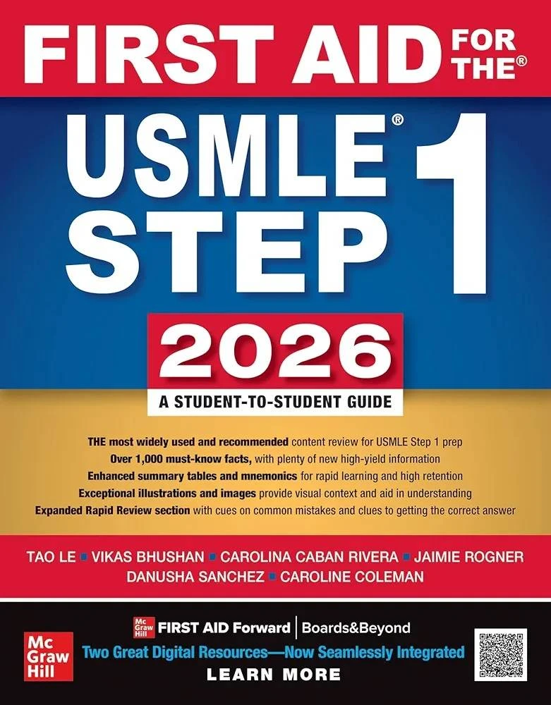 کتاب First Aid for the USMLE Step 1 2026 زبان اصلی