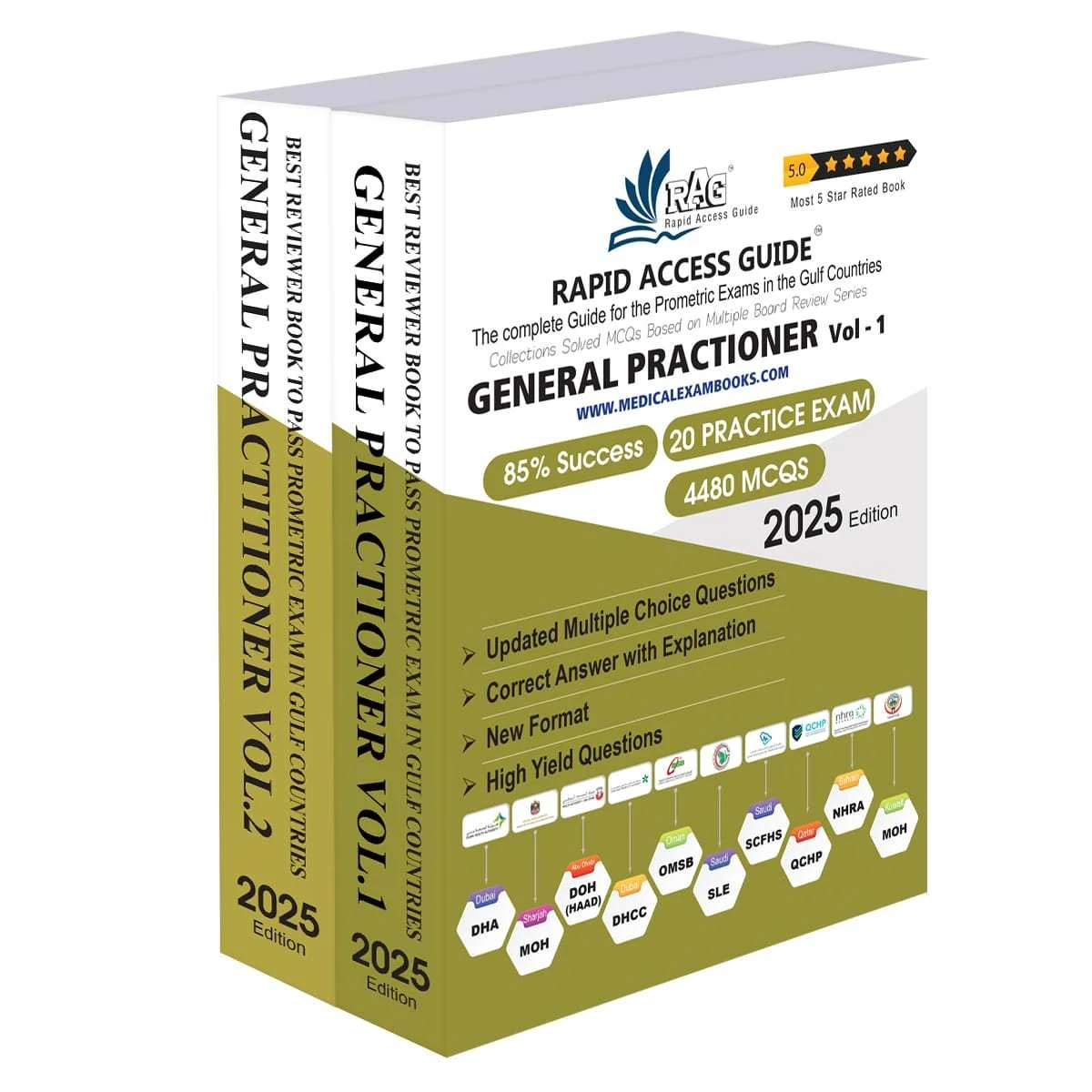 کتاب General Practitioner Prometric Exam MCQ 2025 زبان اصلی