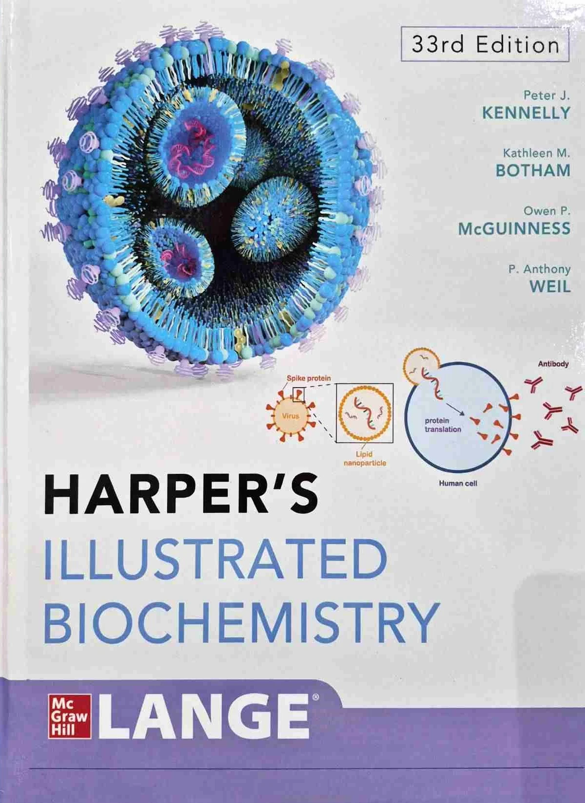 کتاب Harper’s Illustrated Biochemistry 2026 زبان اصلی