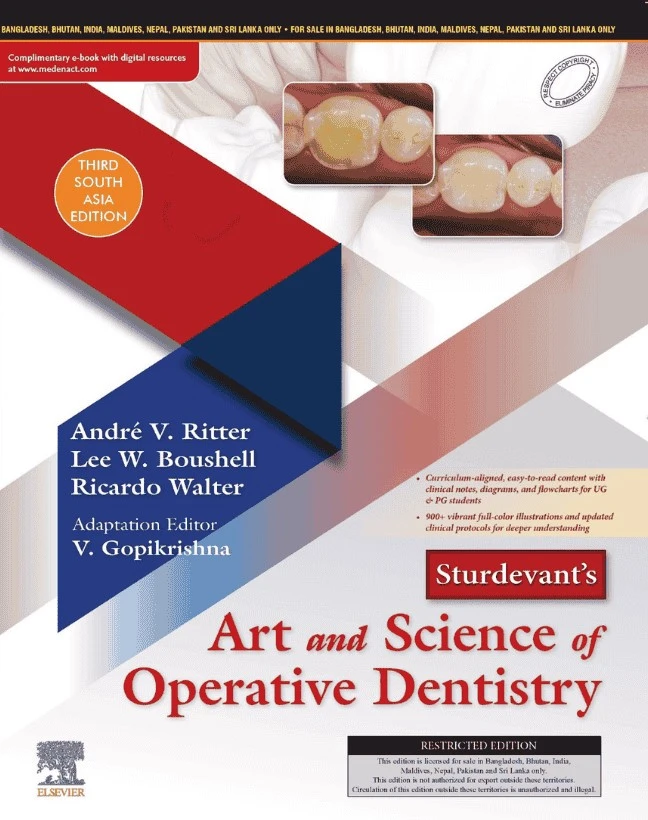کتاب Sturdevant’s Art and Science of Operative Dentistry 2025 زبان اصلی