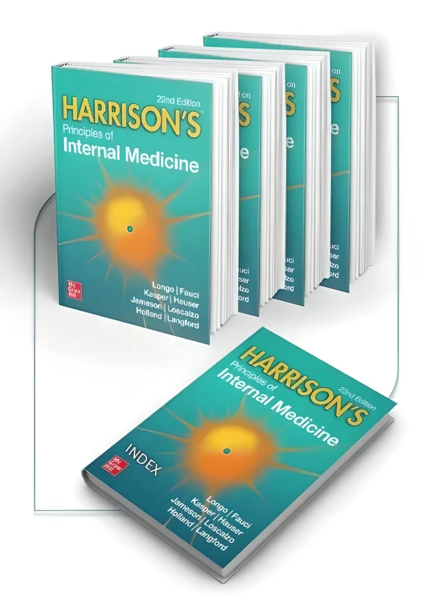 کتاب اصول طب داخلی هاریسون 2025 4جلدی | Harrisons Principles of Internal Medicine زبان اصلی