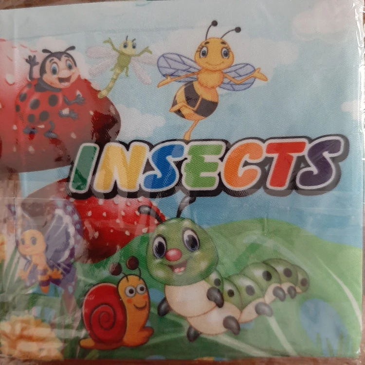 کتاب پارچه ای حشرات insects