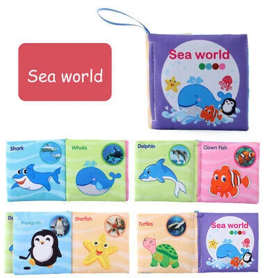 کتاب پارچه ای دنیای زیر دریا Sea world cloth book