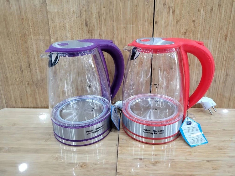 کتری برقی شیشه ای مارک پریما جرمنی