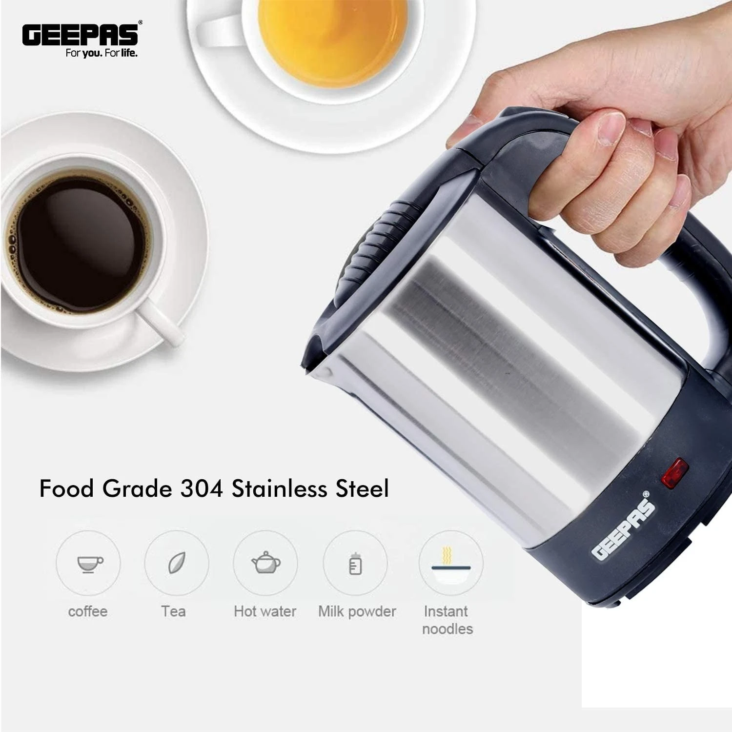 کتری فندکی جیپاس مدل GK38041 ولت DC12V