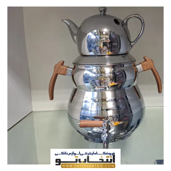 کتری قوری شیردار دی ام تی مدل 1058