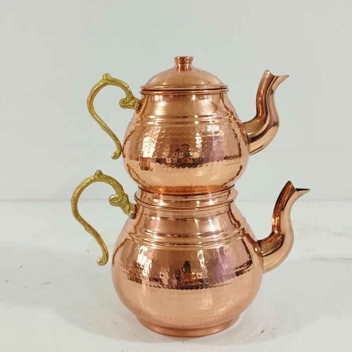 کتری قوری مسی زنجان رنگ ثابت ارسال رایگان