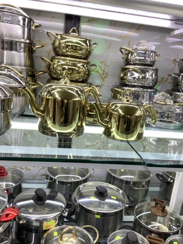 کتری و قوری طلایی ترک مارک اوزلایف اصلی
