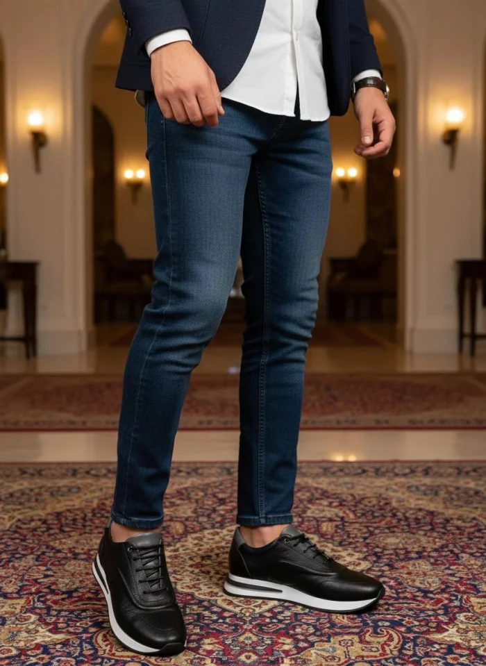 کتونی تمام چرم طبیعی مردانه ترک S870