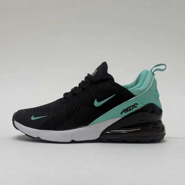 کتونی زنانه نایک air max 270 مشکی سبز وارداتی مستر کوالیتی