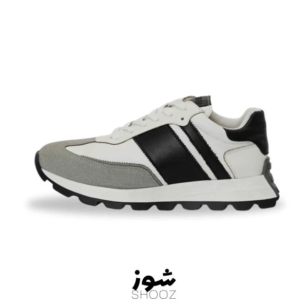 کتونی مردانه زارا سفید مشکی زیره زیلان
