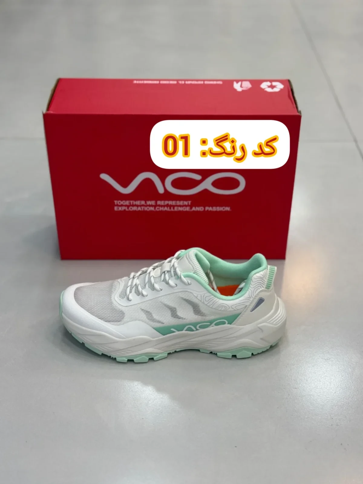 کتونی ویکو مدل 1015 زنانه مخصوص پیاده‌ روی و روز مرگی | پارچه تنفس‌ پذیر | سایز 37 تا 40 | کد 63