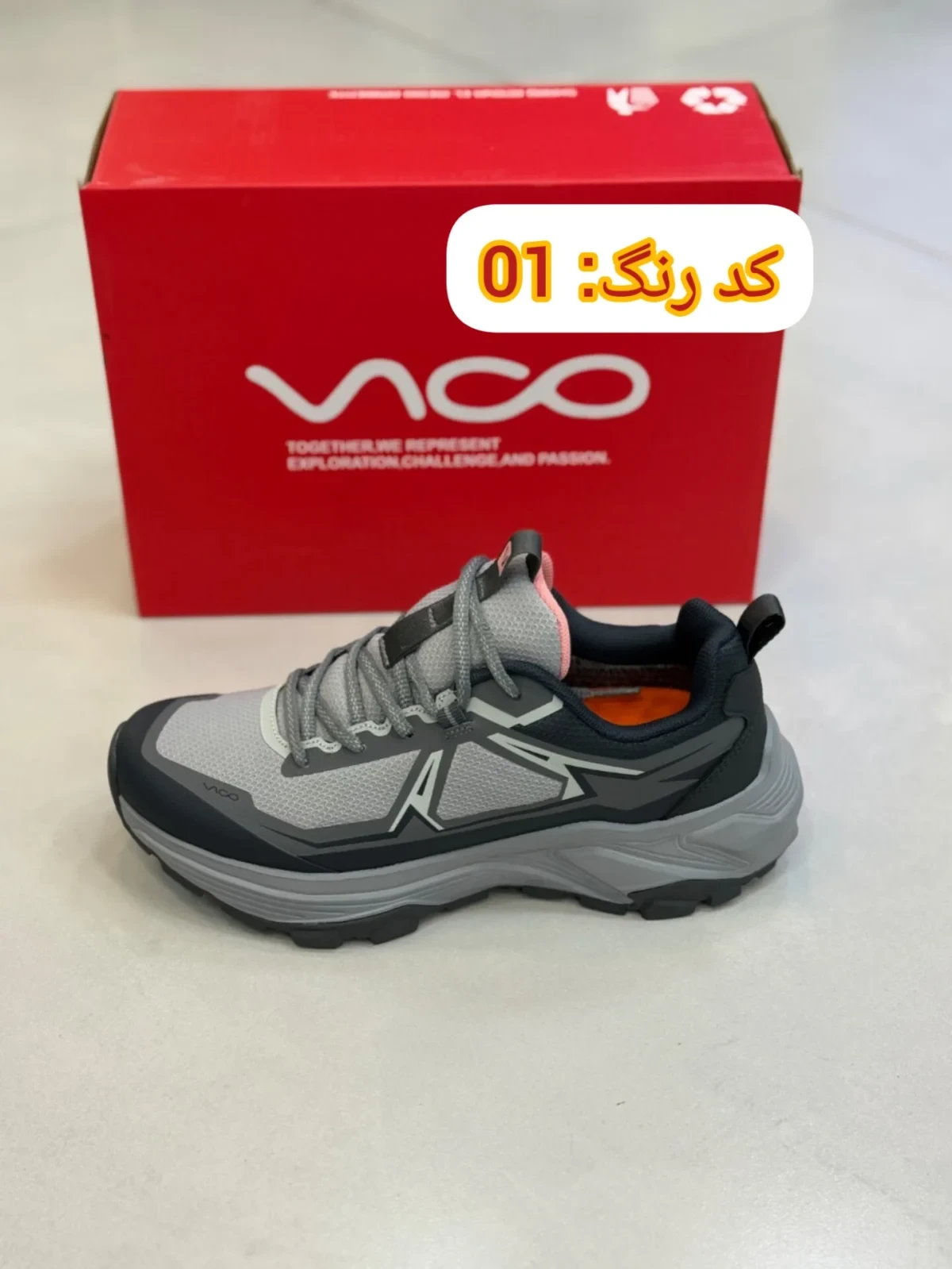 کتونی ویکو مدل 1019 زنانه مخصوص پیاده‌روی و روزمره | مقاوم در برابر نفوذ آب | سایز 37 تا 40 | کد 65