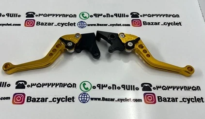 کتی ترمز اسپرت موتور سیکلت ایروکس دیسکی طلایی طرف چپ سیمی طرف راست دیسکی ( جفت)