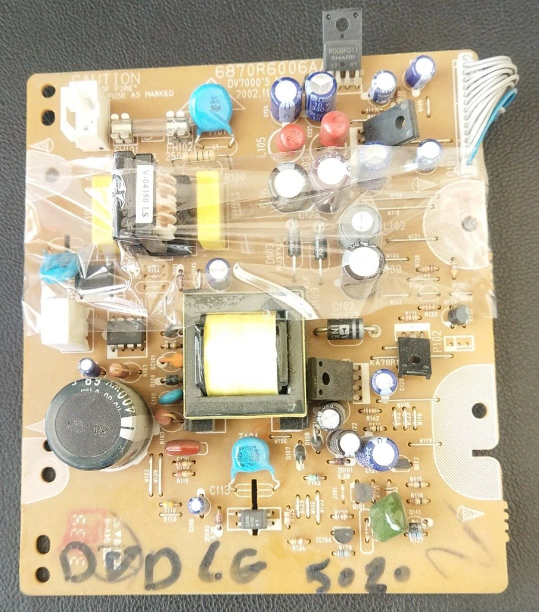 کد 1 # تغذیه دی وی دی ال جی 5020
