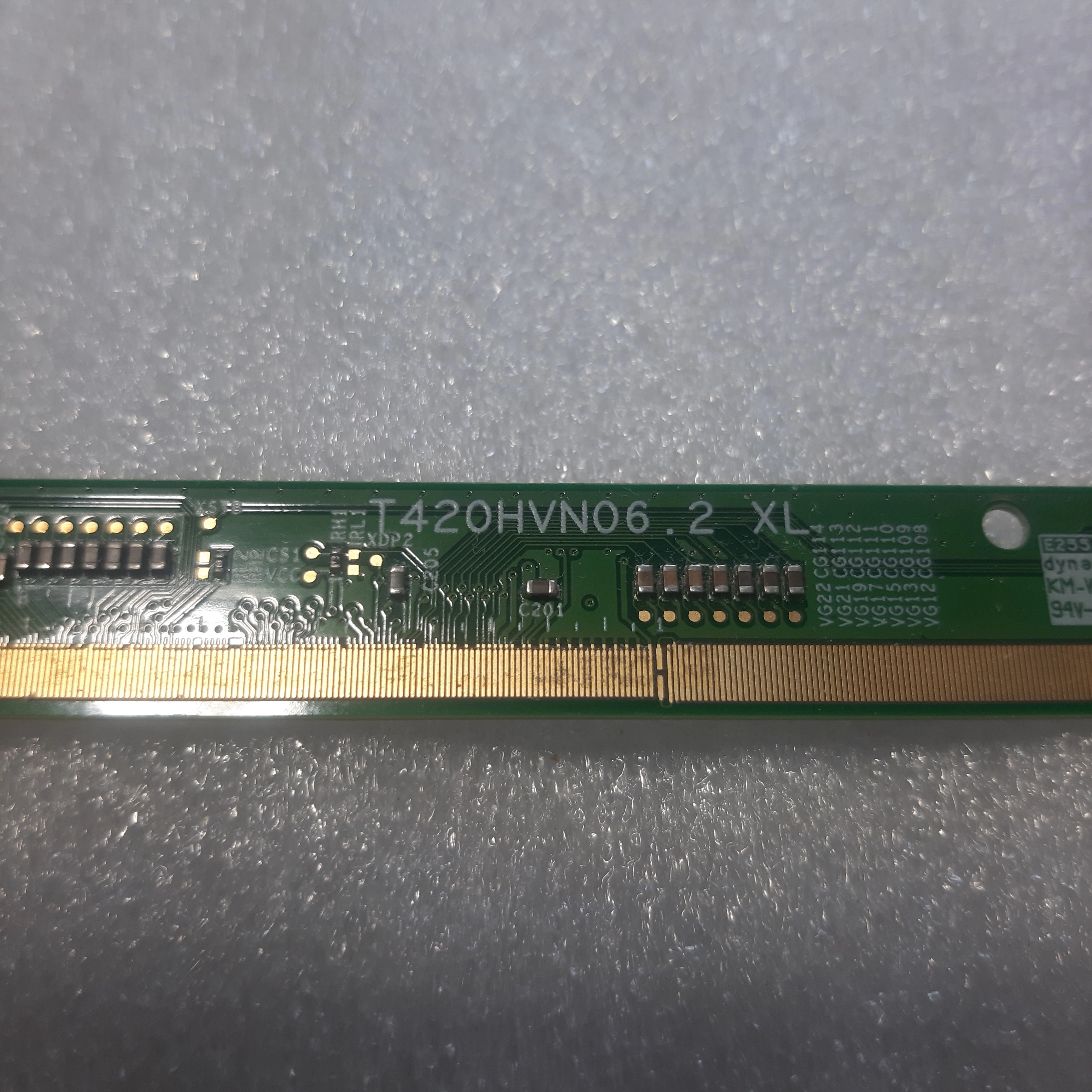 کد 138 # خط کش T420HVN06.2 XL