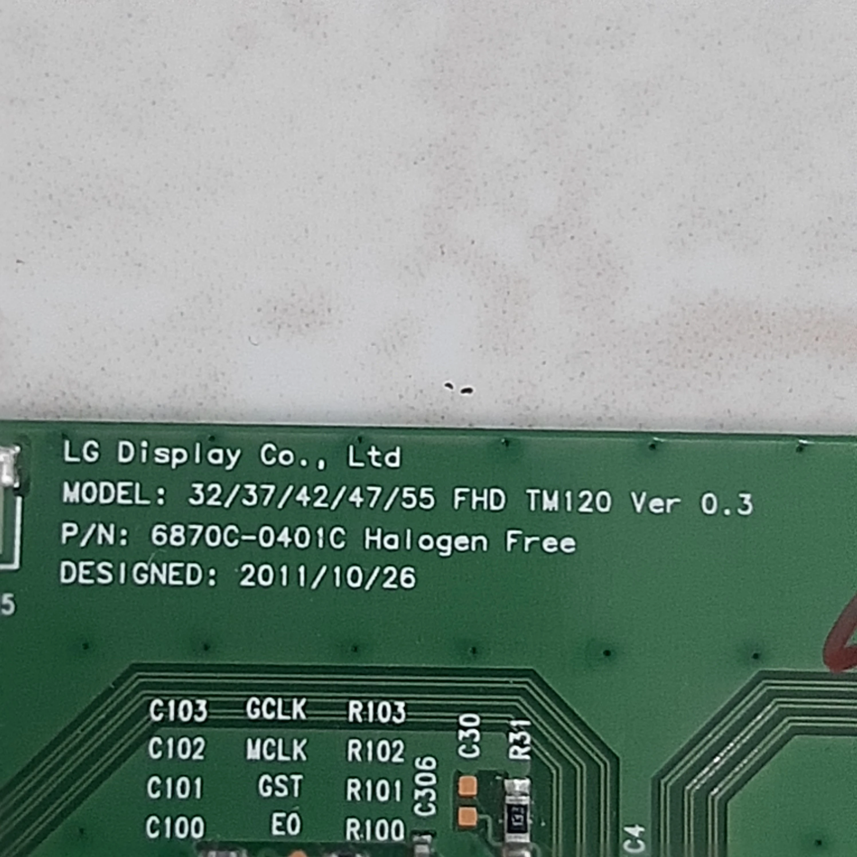کد 166 # تیکان ال جی مدل 42LT360C