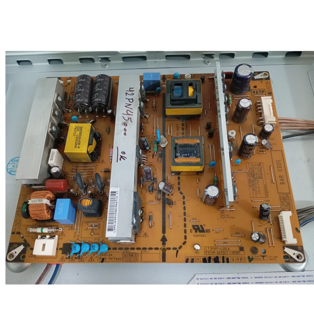 کد 67 # تغذیه پلاسما ال جی 42pn45000