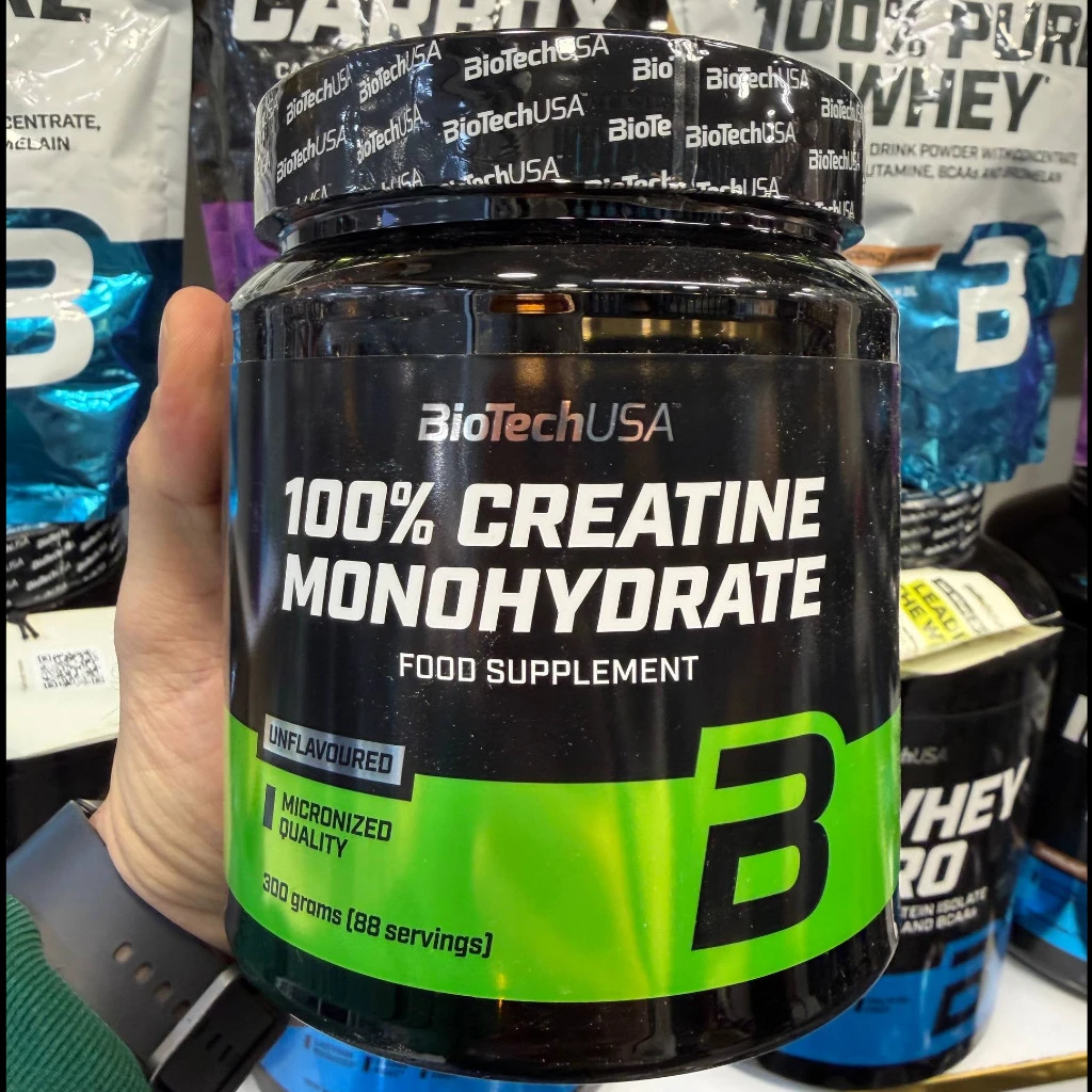 کراتین مونوهیدرات 100٪ میکرونیزه بایوتک (BioTechUSA 100% Micronized Creatine Monohydrate)