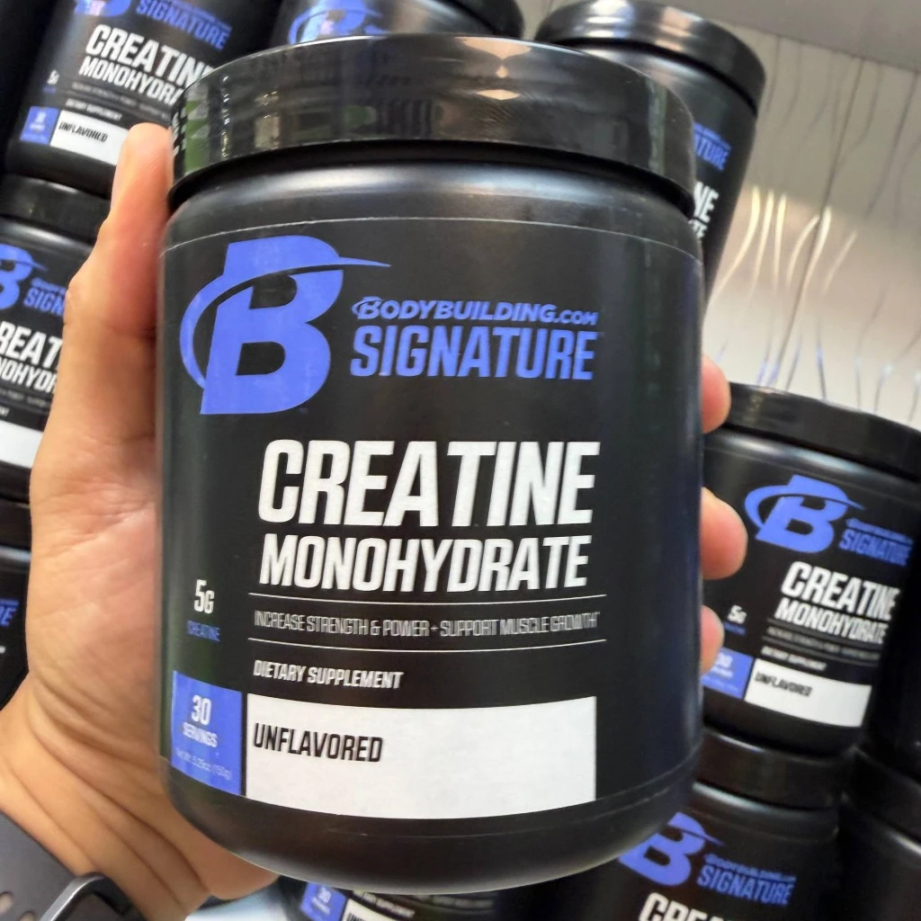 کراتین مونوهیدرات سیگنچر بادی بیلدینگ 150 گرمی | Bodybuilding.com Signature Creatine Monohydrate 150g