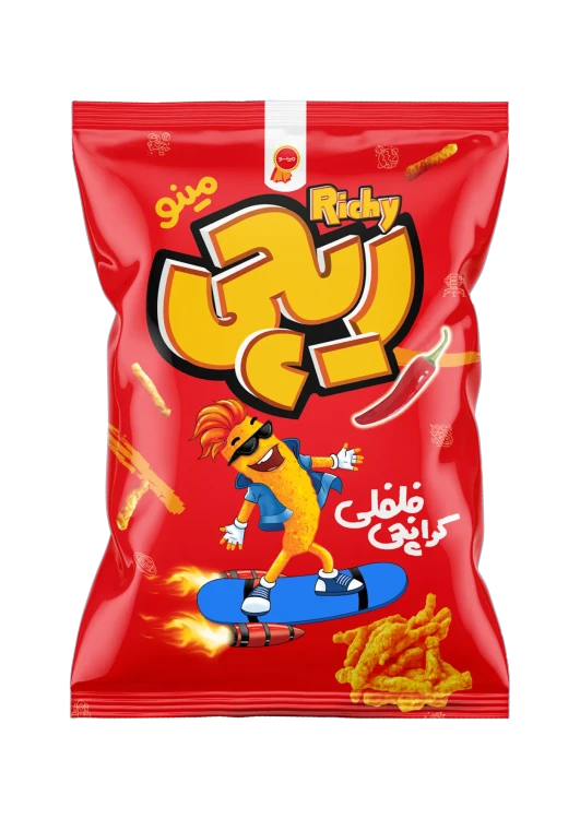 کرانچی فلفلی ریچی مینو کارتن 30 عددی