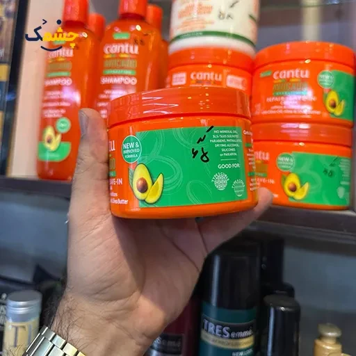 کرم آبرسان ترمیم کننده و فر کننده آووکادو موی فر کانتو | Cantu Avocado Hydrating Repair Cream