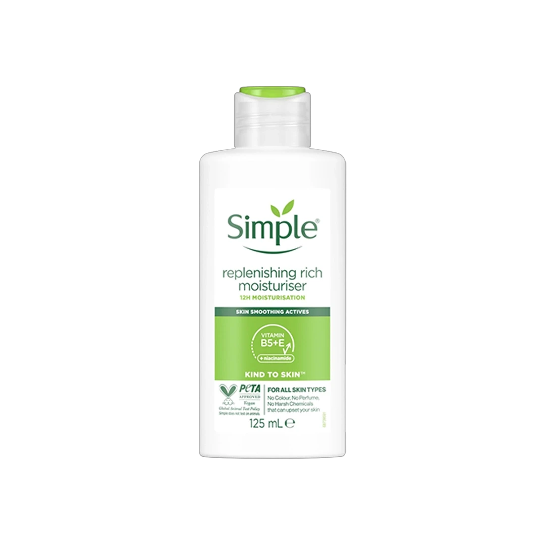 کرم آبرسان و مرطوب کننده سیمپل مدل replenishing rich moisturiser