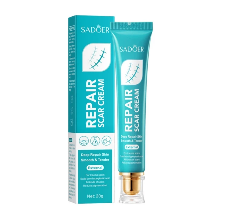 کرم ترمیم کننده رفع اسکار و زخم سادور حجم ۲۰ گرم Sadoer Scar Repair Cream 20g