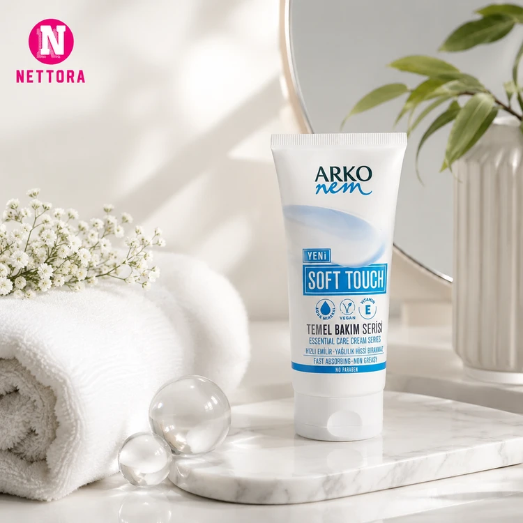 کرم تیوپی مرطوب‌کننده آرکو نم arko nem Soft Touch