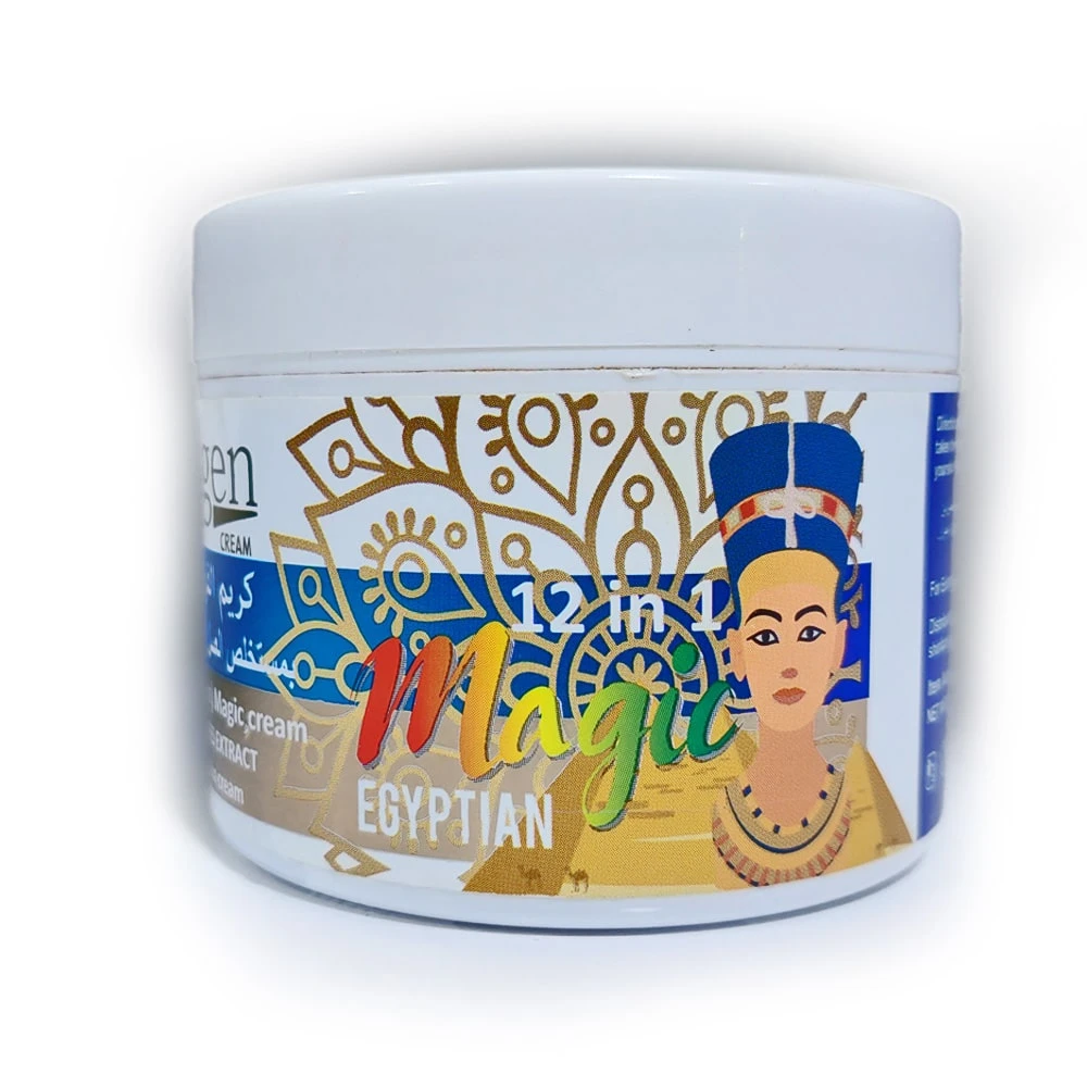 کرم جادویی مصری ۱۲ کاره کلاژنPharaohs Egyptian Magic Cream With Honey Bees Extract