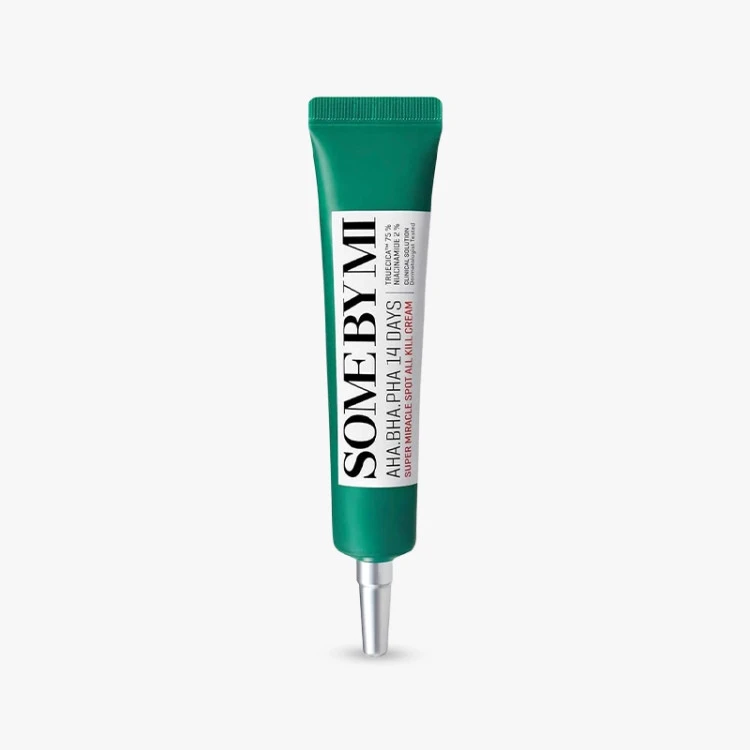 کرم درمان جوش و جای جوش ۱۴ روزه سوپر میراکل سام بای می SOME BY MI Super Miracle Spot All Kill Cream_اورجینال