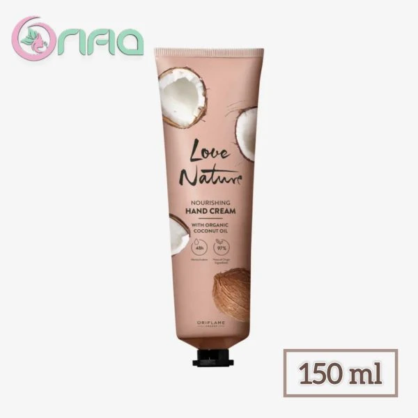 کرم دست نارگیل لاونیچر سایز بزرگ اوریفلیم 45426