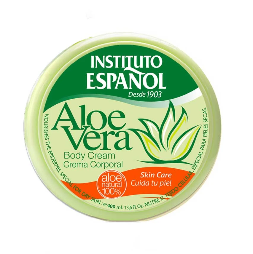 کرم دست و بدن انستیتو اسپانول Instituto Espanol آلوئه ورا 400 میل اصل و اورجینال
