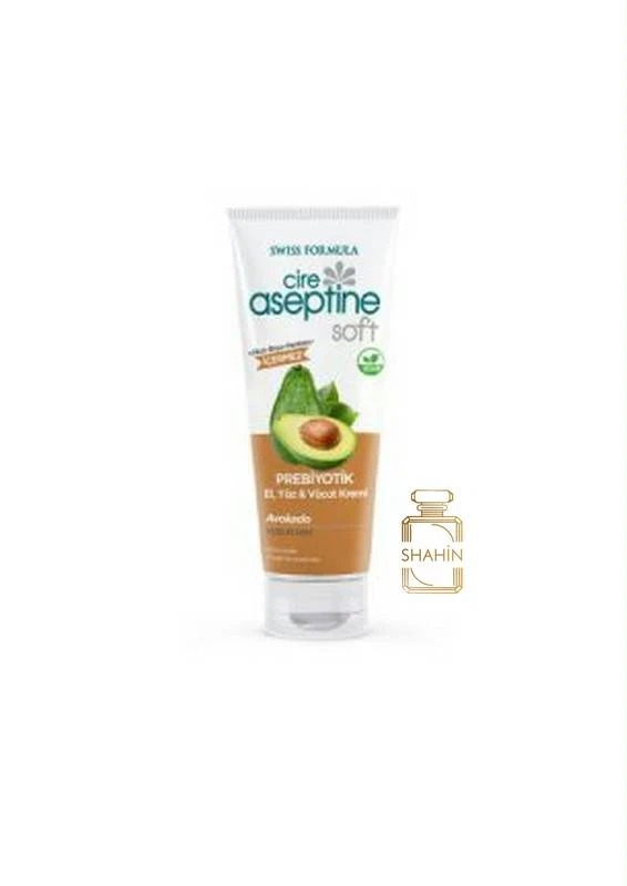 کرم دست و صورت مرطوب کننده تیوپی سافت آووکادو آسپتین 75 میل Aseptine Avokado El&Yuz Kremi