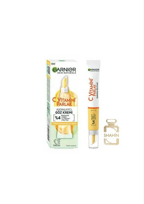 کرم دور چشم روشن کننده گارنیر اصل Garnier Vitamin C Eye Cream 15ML