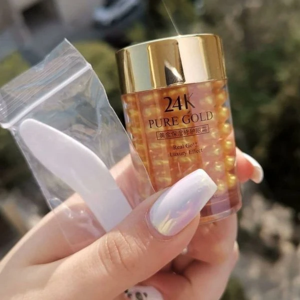 ⁦⁩کرم دور چشم طلای 24 عیار ونزن VENZEN Pure gold 24k eye cream