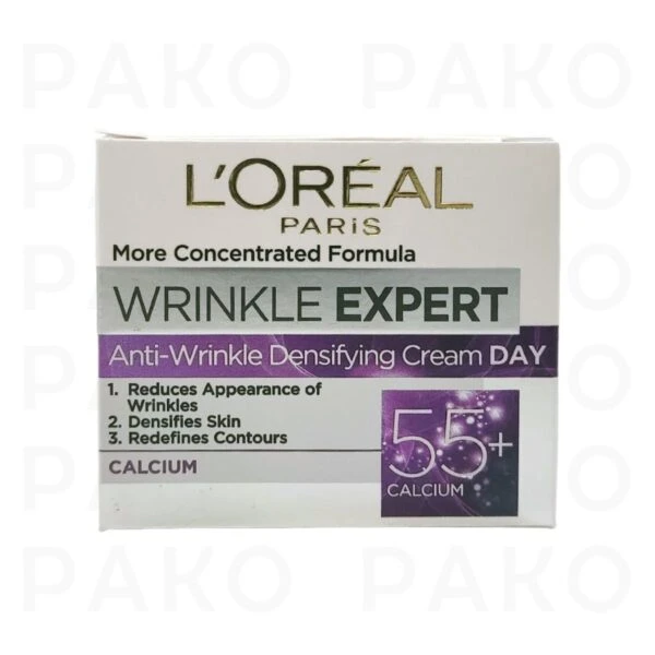 کرم روز ضد چروک حاوی کلسیم لورال Loreal Anti Wrinkle Densifying Cream day +55
