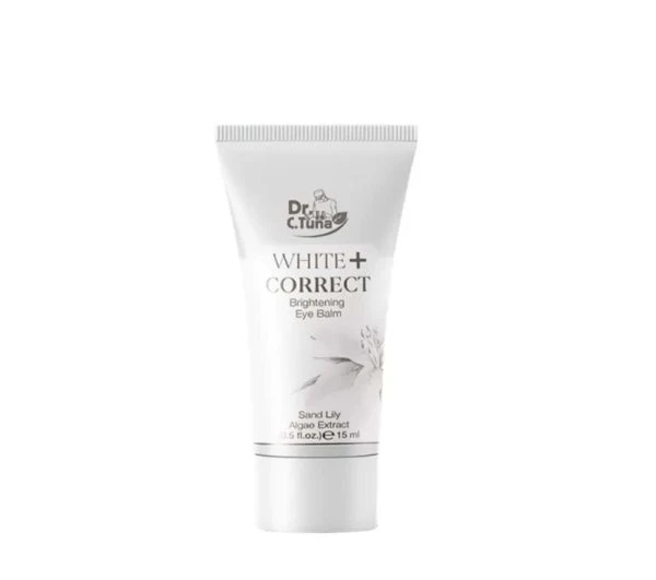 کرم روشن کننده دور چشم دکتر تونا مدل WHITE+CORRECT حجم 15میل