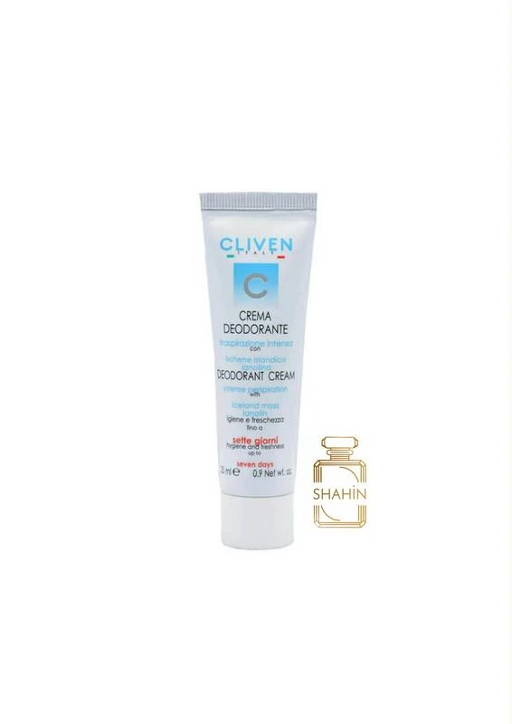 کرم زیر بغل دئورانت هفتگی کلیون اصل Cliven Deodorant Cream Seven Days