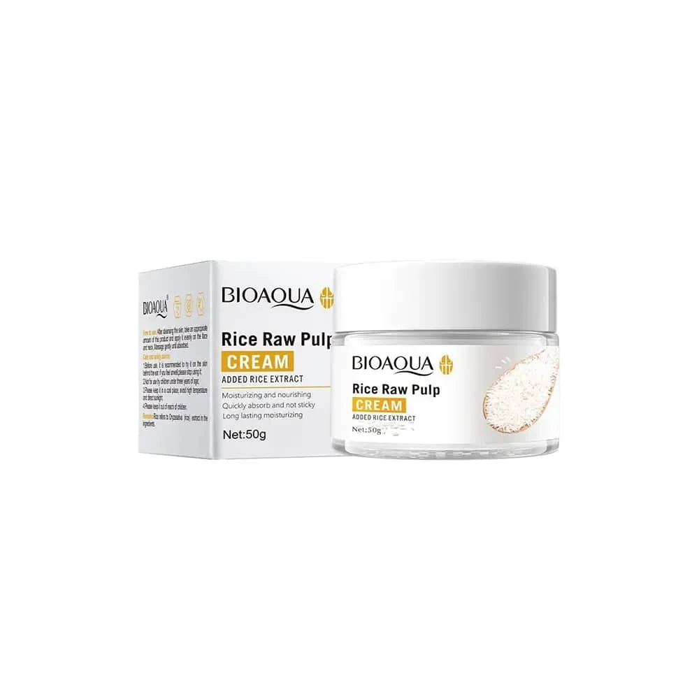 کرم سفید کننده و مرطوب کننده بیوآکوا BIOAQUA مدل برنج حجم 50 گرم