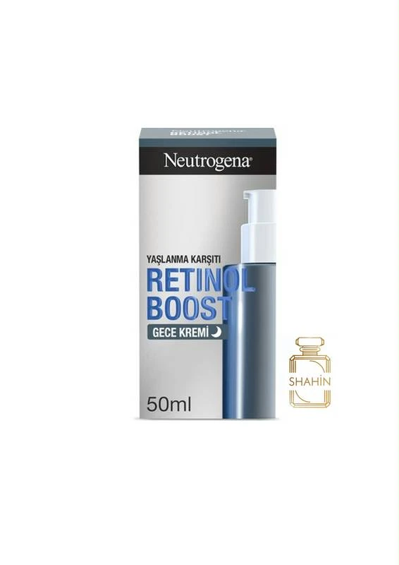 کرم شب ضدچروک و آبرسان رتینول بوست نوتروژینا (بدون قوطی) Neutrogena Night Cream Retinol Boost 50ML