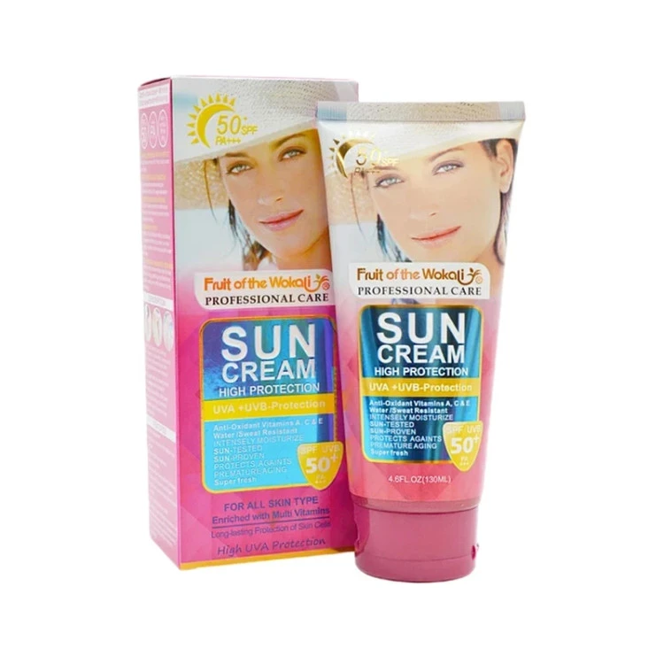 کرم ضد آفتاب +SPF/UVB 50 وکالی 130 میلی لیتر اصل تاریخ جدید تا ۲۰۲۹